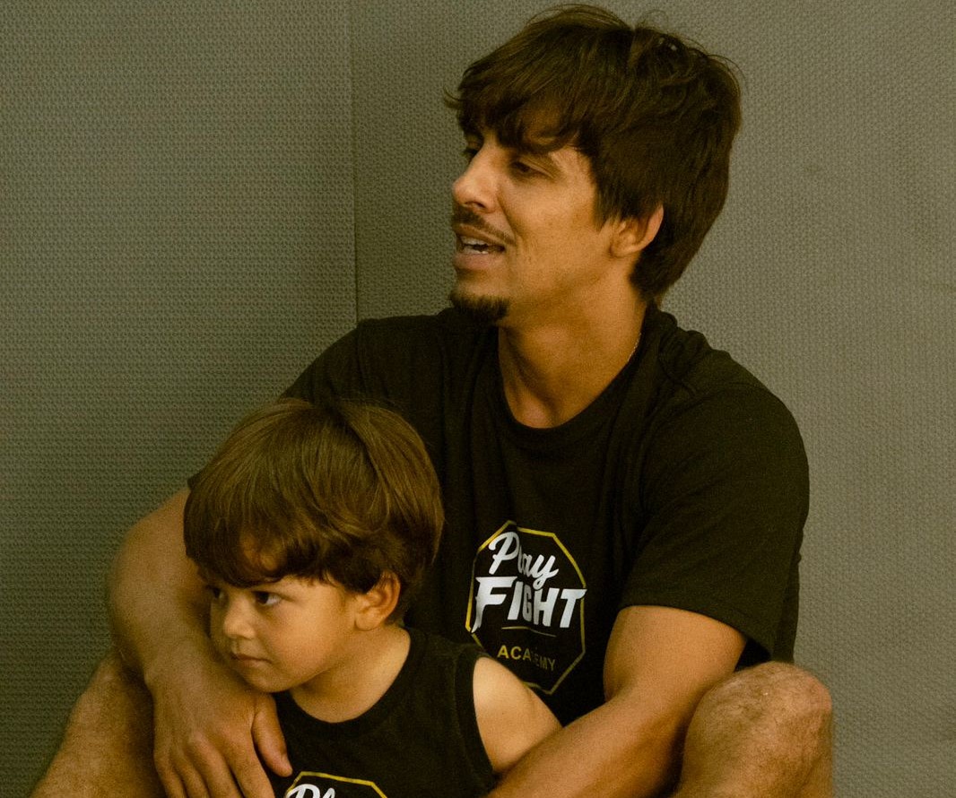 Família treinando junta na PlayFight Academy